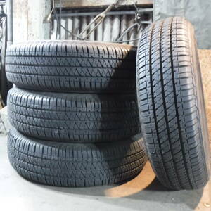 8分山 21年製 品質良し DUELER デューラー H/T 684Ⅱ 195/80R15 BRIDGESTONE(ブリヂストン) 個人宅配送不可 愛知交換可 中古4本 909-86