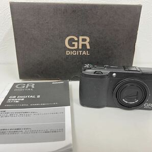 【RICOH GR DIGITAL Ⅱ 】リコー デジタルカメラ 動作確認済 現状品 GR LENS f=5.9mm 1:2.4 の画像1