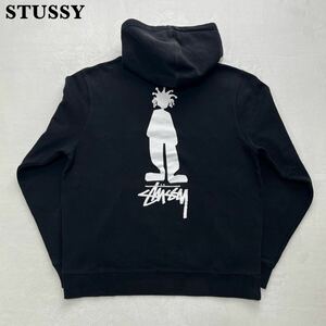 【入手困難】STUSSY ステューシー シャドーマン パーカー ブラック L