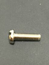 マイナスネジ　－3ｍｍx10ｍｍ,真鍮製ニッケルメッキ　新品　200個／セット_画像2