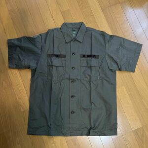 AVIREX MILITARY GARMENTS UTILITY SHIRT セージグリーン色　サイズ3