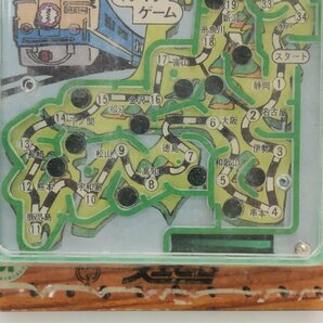 大村崑さん 保管品 未使用 SMALL GAME イライラゲーム ブルートレイン 日本一周 ボール転がし おもちゃ 玩具 レトロ 当時物 スエヒロの画像4