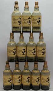 空瓶 サントリー 山崎12年 シングルモルトウイスキー 700ml 12本セット 空き瓶 SUNTORY YAMAZAKl 瓶のみ