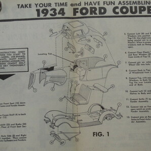 LIFE-LIKE 1/32 1934 FORD 3 WINDOW COUPEの画像5