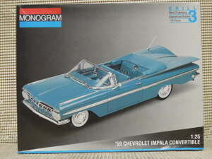 MONOGRAM 1/25 '59 CHEVROLET IMPALA CONVERTIBLE