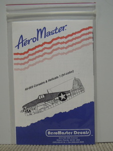AeroMaster 1/48 Corsairs & Hellcats 1 (tri-color) 