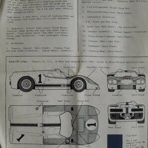 SAPPHIRE MODELCRAFT 1/43 FORD GTP J-CAR LM 1966の画像6