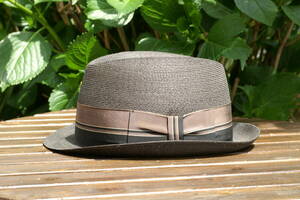 Vintage Dobbs straw hat ドブス ストローハット パナマハット 麦わら 帽子