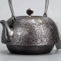 超人気★砂鉄 南部鉄器 大容量鉄壺 コーティングなし 手作り鉄 やかんを沸かす お茶の道具　1400ML_画像6