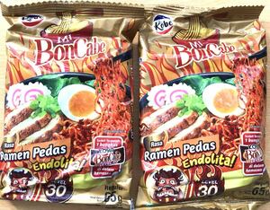 2 sack [Bon Cabe/bonkyabe]Ramen Pedas.. ultra . ramen ( Revell 30) ultra . sack noodle instant 