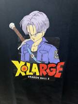 XLARGE DRAGONBALL Tシャツ トランクス BLACK サイズM 中古美品 エクストララージ ドラゴンボール_画像2