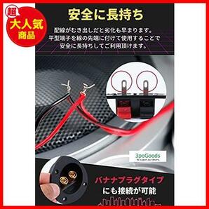 【最安！数量限定！】 スピーカー端子 スピーカーターミナル プッシュ式 【２ポジション/１０個入り】 プッシュ型 ターミナル スピーカーの画像5