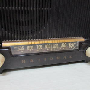 ナショナル NATIONAL 真空管ラジオ PS-54 昭和レトロ アンティークラジオ ジャンクの画像3