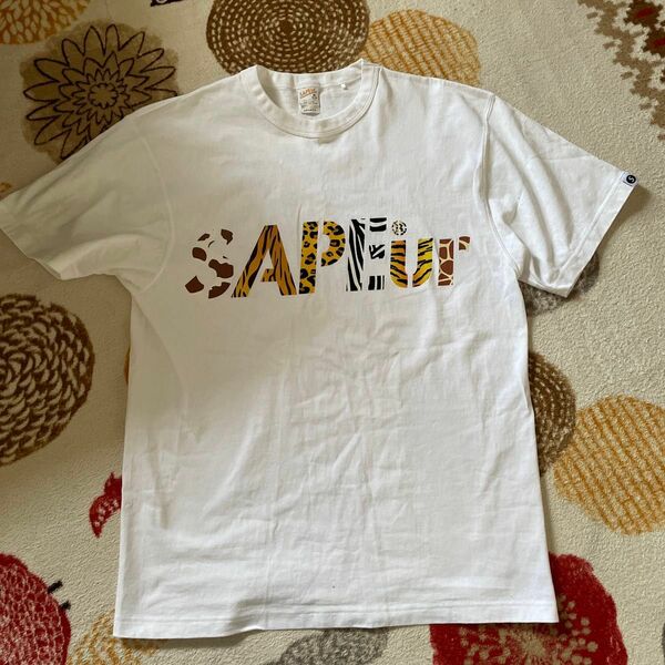 Tシャツ 半袖Tシャツ 白　サプール　SAPEur