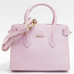  ultimate beautiful goods FURLA Furla pin Mini handbag shoulder bag 2WAY bag pink 