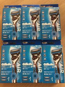 p&g Gillette PROGLIDE 5+1 プログライド エアー 5+1 電動 ジレット 剃刀 カミソリ お得セット 6箱 セット 売り