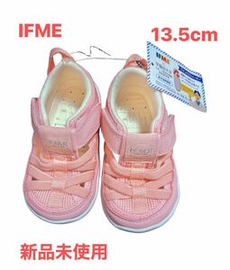 IFME イフミー　サンダル　靴　水陸両用　13.5cm ベビー ウォーターシューズ　水抜き底　子供　女の子 ピンク