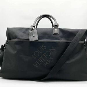 1円〜 【極美品】 LOUIS VUITTON ルイヴィトン　ダミエジェアン　アルバトロス　ボストンバッグ ショルダーバッグ　2way ブラック　黒