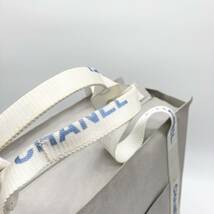 1円〜 【美品】 CHANEL シャネル ナイロン トートバッグ ハンドバッグ ショルダーバッグ 肩掛けかばん レディース メンズ グレー 大容量_画像7