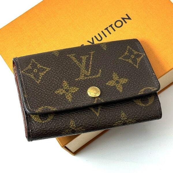 美品 ルイヴィトン モノグラム ミュルティクレ6 キーケース ユニセックス 6連 M62630 LOUIS VUITTON