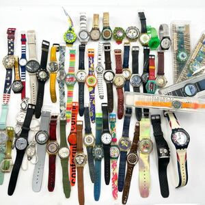 まとめ売り Swatch スウォッチ クォーツ 自動巻き 腕時計 メンズ レディース 色々 50本 ジャンク 