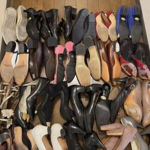 1スタ まとめ売り 30足セット ブランド 靴 パンプス サンダル フェラガモ YSL Dior TORY BURCH MIU MIU BALENCIAGA kate spade ジャンクの画像8