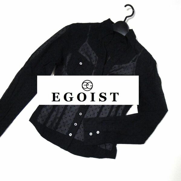 【送料込】◆GRAN EGOIST◆ ブラック コットン シャツ