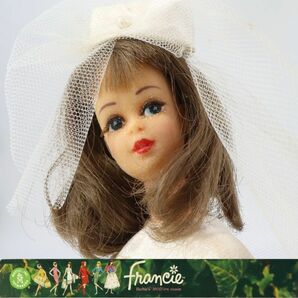 e3821【Francie/フランシー】1965 MADE IN JAPAN★MATTEL マテル社 日本製 バービーの従姉妹 昭和レトロの画像1