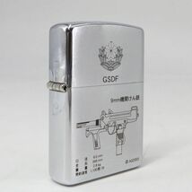 e3855【ZIPPO】GSDF 陸上自衛隊 9mm 機関けん銃 2002年製　ジッポー オイルライター_画像9