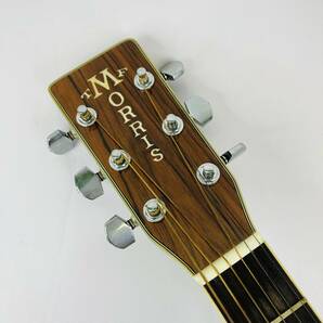 【中古】Morris モーリス FOLK GUITAR W-50 フォークギター ハードケース付の画像2