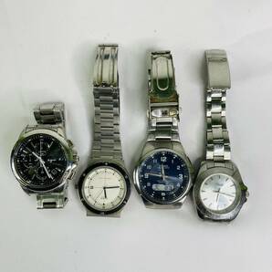 【ジャンク】 カシオ アルバ R.バレンチノ Swatch 他 メンズ レディース 腕時計 懐中時計 ブレスウォッチ まとめての画像2