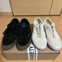 ¥100~開始　VANS OLD SKOOL PRO 10(28cm) 2足セット　中古品_画像1