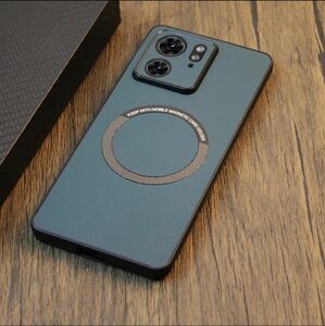 Motorola edge 40 耐衝撃 ソフト TPU スマホケース　ダークグリーン