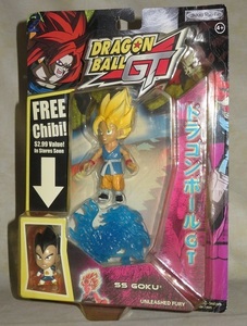 ◇新品 2004年製 JAKKS Pacific ジャックスパシフィック DRAGON BALL ドラゴンボールGT (SS GOKU スーパーサイヤ人 孫悟空+ミニ ベジータ)