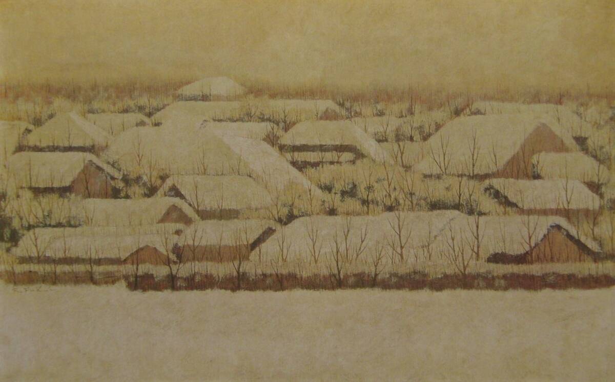 Ryonosuke Fukui Landscape Rare art book/framed painting, New picture frame made in Japan, Good condition, free shipping, artwork, painting, portrait