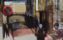 ポール・アンビーユ「モンマルトルの石段」　 希少画集・額装画、日本製新品額縁、状態良好、送料無料_画像5