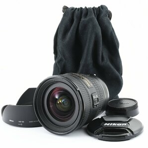 Nikon AF-S NIKKOR 18-35mm F3.5-4.5G ED [美品] HB-66 レンズフード ポーチ付き 超広角ズーム フルサイズ対応の画像1