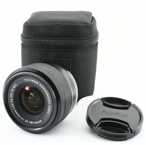 Fujifilm Fujinon Super EBC XC 15-45mm F/3.5-5.6 OIS PZ ブラック Xマウント [美品] ケース付き 標準ズーム 手ぶれ補正