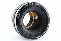 Canon EF 50mm F/1.4 USM ウルトラソニック [美品] 前後キャップ付き フルサイズ対応 標準レンズ_画像4