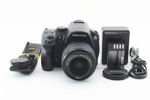Pentax K-30 black 1628 ten thousand pixels + smc DA L 18-55mm AL lens kit [ beautiful goods ] strap battery charger other full HD blurring correction 