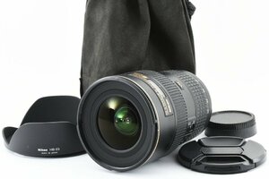 Nikon AF-S NIKKOR 16-35mm f/4 G ED SWM VR IF [美品・現状品] HB-23 レンズフード ポーチ付き 超広角ズーム フルサイズ対応