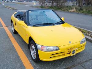 ホンダ ビート　E-PP1　黄色　1991年式(平成3年)