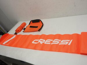  unused CRESSIkresi- safety stop float Rescue float width :7cm length 128cm scuba diving supplies kresi.[3F9-58821]