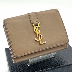 ★美品★SAINT LAURENT オリガミ タイニー 折り財布 カサンドラ