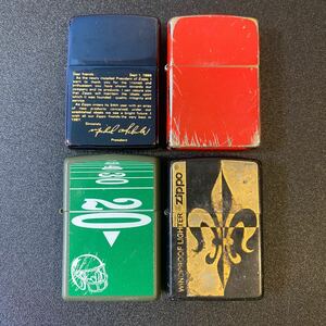 ZIPPO オイルライター USA製 4点まとめて①