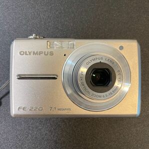OLYMPUS デジカメ FE-220 動作確認済①の画像1