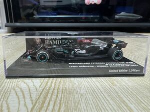 ミニチャンプス MINICHAMPS 1/43 メルセデスAMG W12 #44 ルイス・ハミルトン　2021 ブラジルGP優勝