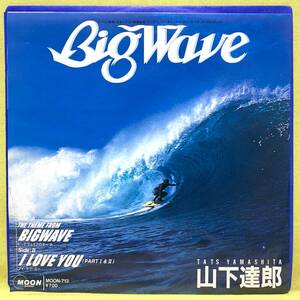 ■山下達郎■THE THEME FROM BIG WAVE(ビッグウェイブのテーマ)/I LOVE YOU(アイ・ラブ・ユー）■'84■即決■EPレコード