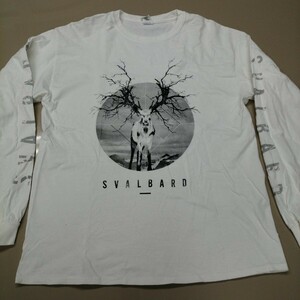 D04 バンドTシャツ　スヴァルバード　SVALBARD 白　ロンT　長袖　UK　ポストハードコア