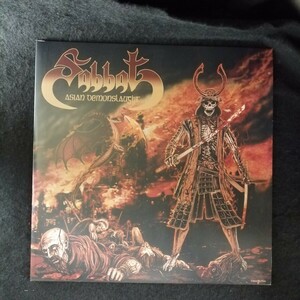 D04 中古LP 中古レコード　SABBAT asian demonslaught HRR 047 ドイツ盤　2枚組　666枚限定　ジャパメタ　ブラックメタル